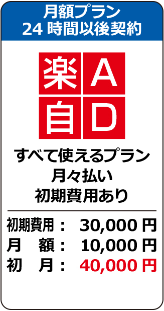 コンプリートプラン月間期間外